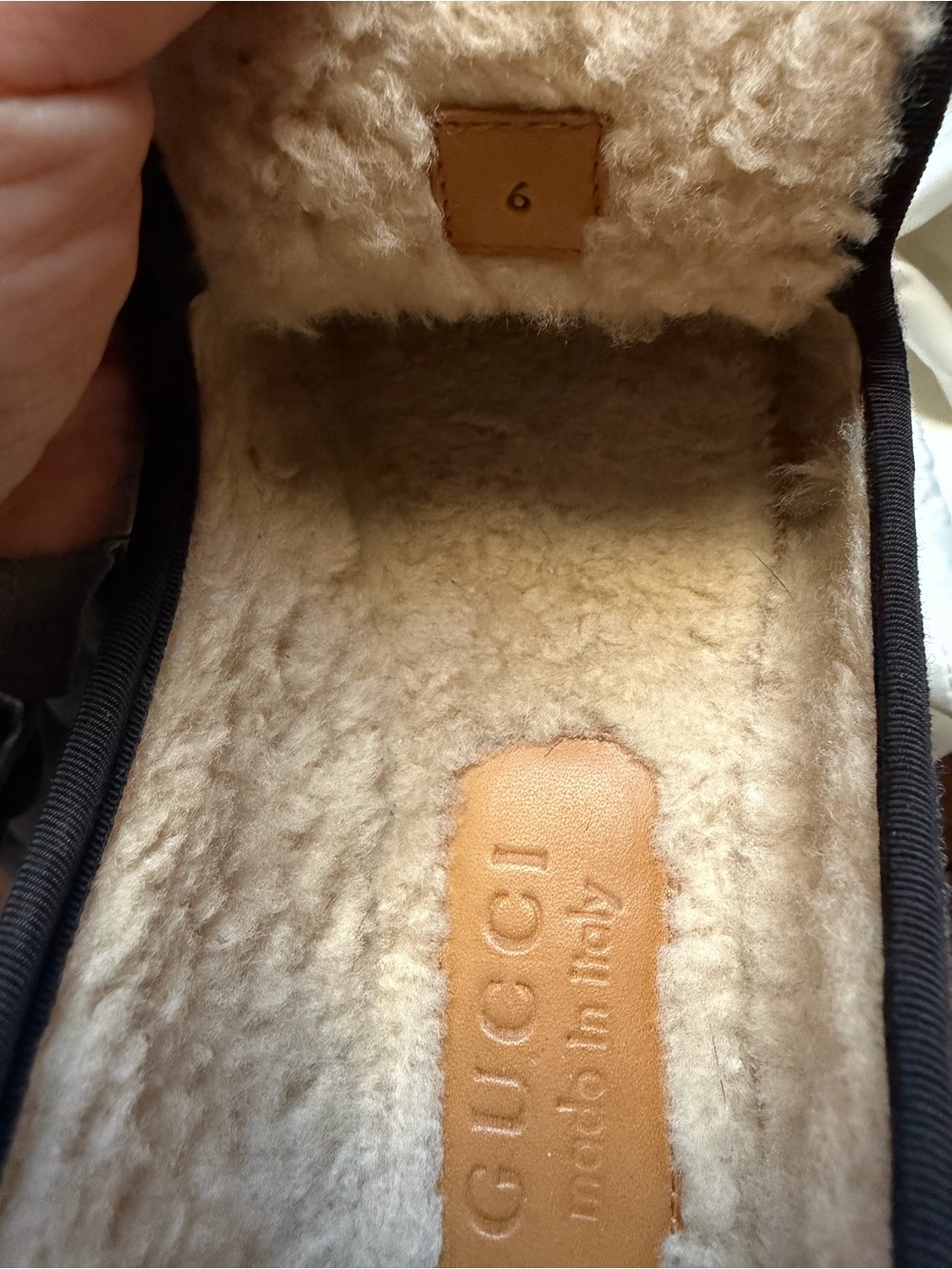 Gucci Beige/Brown Plaid Wool Horsebit Loafers - Picture 7 of 8